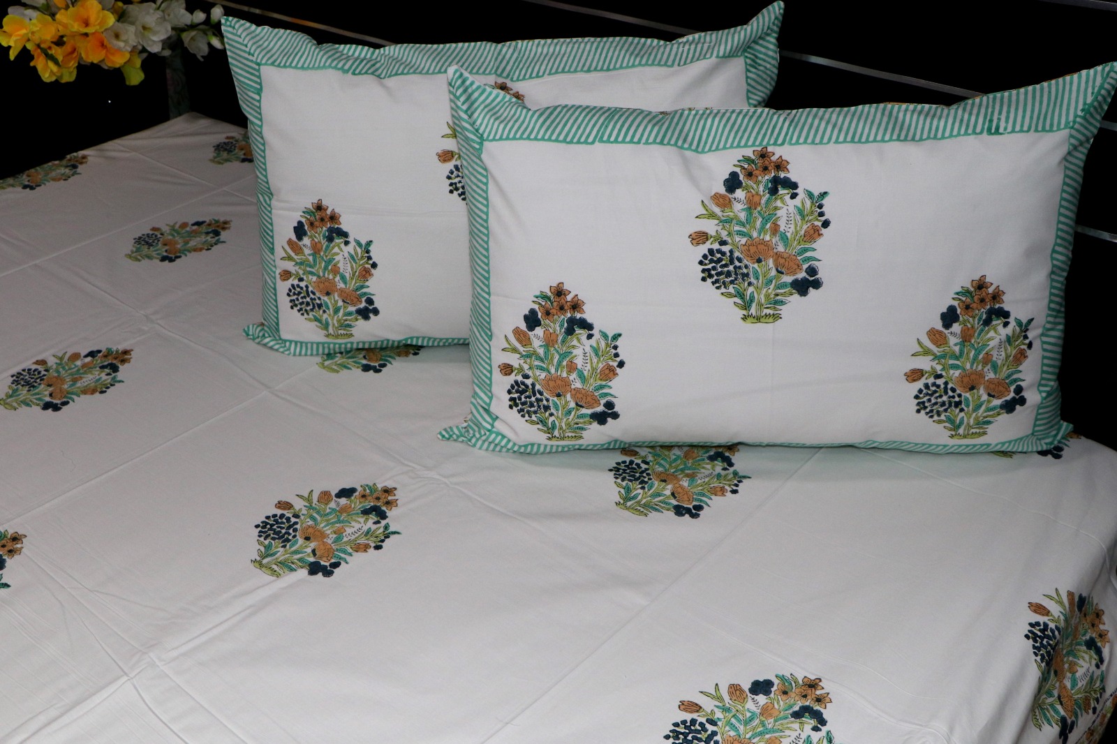 hand Block bedsheets